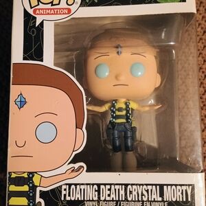 Funko Morty Vinyl Figure with Blue and Yellow Accents
